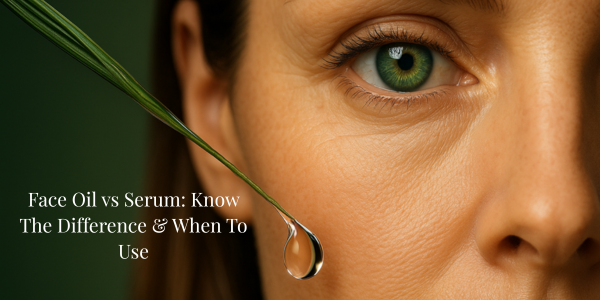 Face Oil vs Serum: Know The Difference & When To Use
